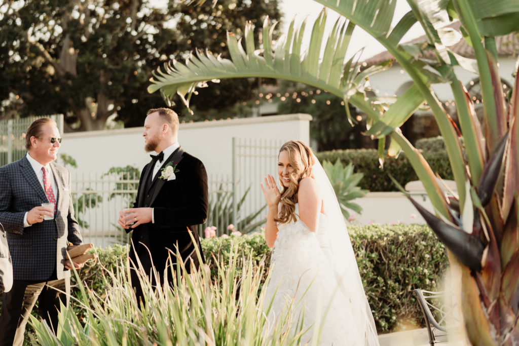 spanish hills country club wedding photographer | the bride and groom enter