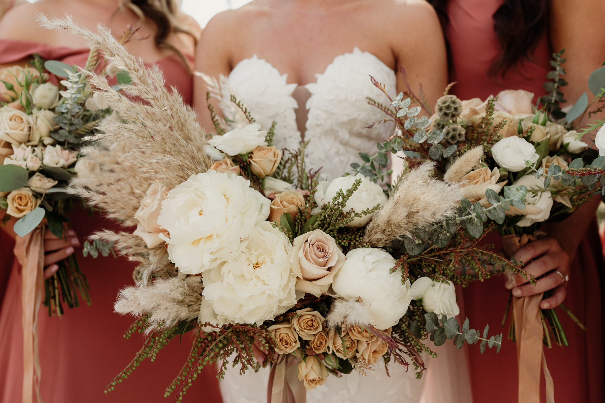 boho wedding bouquet by primrose and petals
