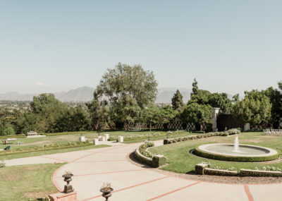 The grounds of The Colony Estate Los Angeles wedding venue