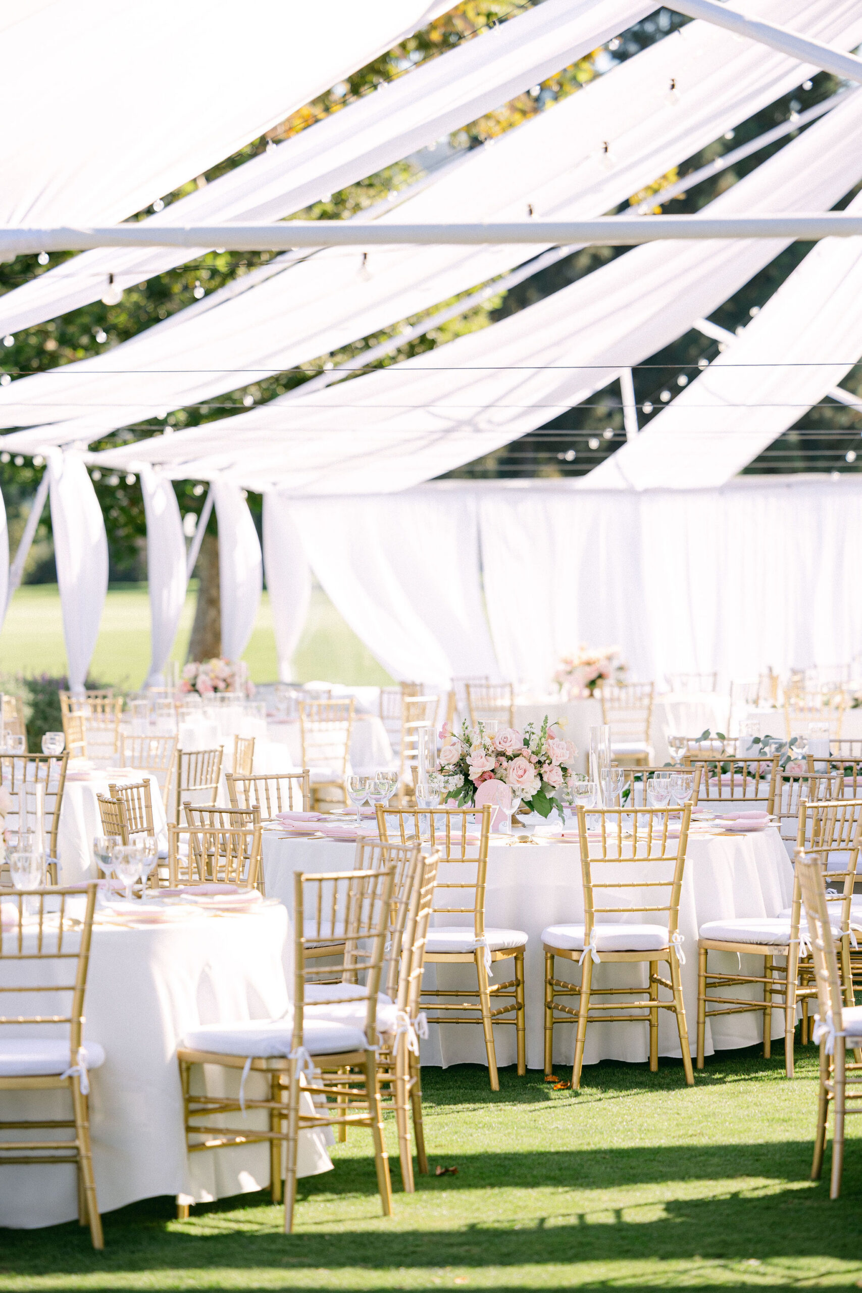 tented wedding in los angeles at lakeside golf club in burbank
